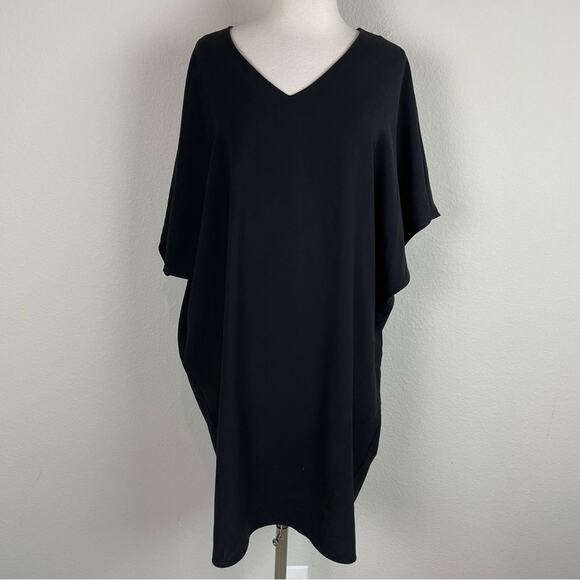 Chico's Dresses & Skirts - Chico's Black V Neck Short Sleeve  Shift Dress/ Tunic 2